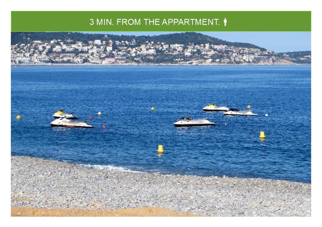 Appartamento 9 Avenue De Carras Nizza Esterno foto